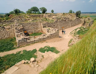 View of the ruins